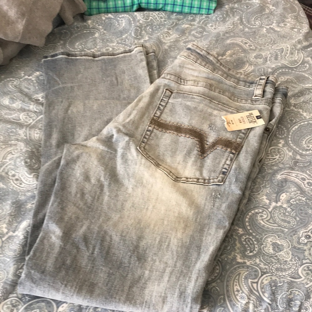 Men’s Rustic blue jeans34/32